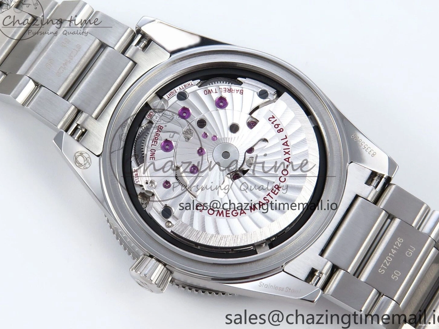 0523 Elegant Seamaster 300 Heritage SS VSF 1:1 Best Edition Blue Dial on SS Bracelet A 7701